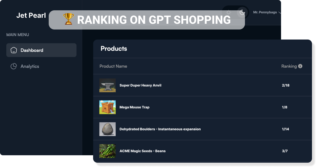 App screenshot showing comparision among competitiors